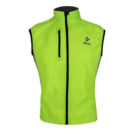 - ARSUXEO Men Women Ultrathin Spring Autumn Running Cycling Bicycle Vest Windproof Sleeveless Coat Jacket Clothing Casual Waterproof