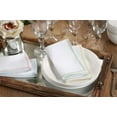 thumbnail image 2 of Fennco Styles Colored Lace Border 20 x 20 Inch White Cloth Table Napkins, 2 of 13