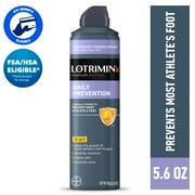 Lotrimin AF Athlete's Foot Daily Prevention Deodorant Powder Spray, 4.6 Ounce