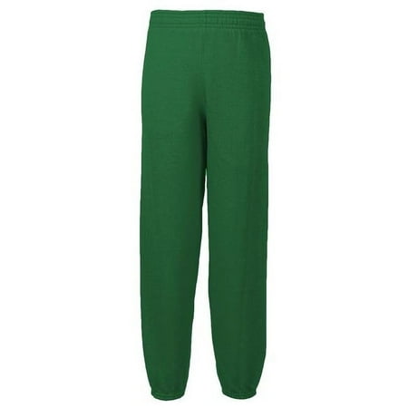 Soffe B9041320MED 9 oz Youth Pant Fleece 50C by 50P, Kelly - Medium