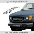 thumbnail image 2 of APS Premium Stainless Steel Chrome 8x6 Billet Grille Compatible with Ford Econoline 1992-2007 Lower Bumper N19-S83356F, 2 of 7