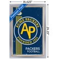 thumbnail image 3 of NFL Green Bay Packers - Retro Logo 14 Wall Poster, 14.725" x 22.375", Framed, 3 of 5