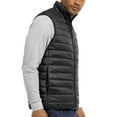 thumbnail image 3 of Men's Lightweight Full Zip Puffer Vest, Black 3XL, 1 Count, 1 Pack, 3 of 4