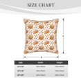 thumbnail image 4 of Fotbe Autumn Harvest Baskets Pattern Velvet Decorative Throw Pillow Covers with Elegant Piping, Soft Plush Cushion Cover for Sofa, Bed, Car, Office-18"x18", 4 of 8