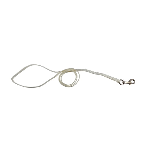 Resco USA-Made Nylon Snap Lead, 48", White
