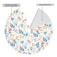 thumbnail image 2 of Yiaed Tulips Flowers Print Christmas Tree Skirt , Tree SkirtsTree Mat for Christmas Winter Holiday Indoor Decorations-36", 2 of 7