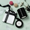 thumbnail image 3 of Single Face Satin Ribbon Polyester Ribbon Black 1 inch(25mm) wide 25yards/roll(22.86m/roll) 5rolls/group 125yards/group(114.3m/group), 3 of 6