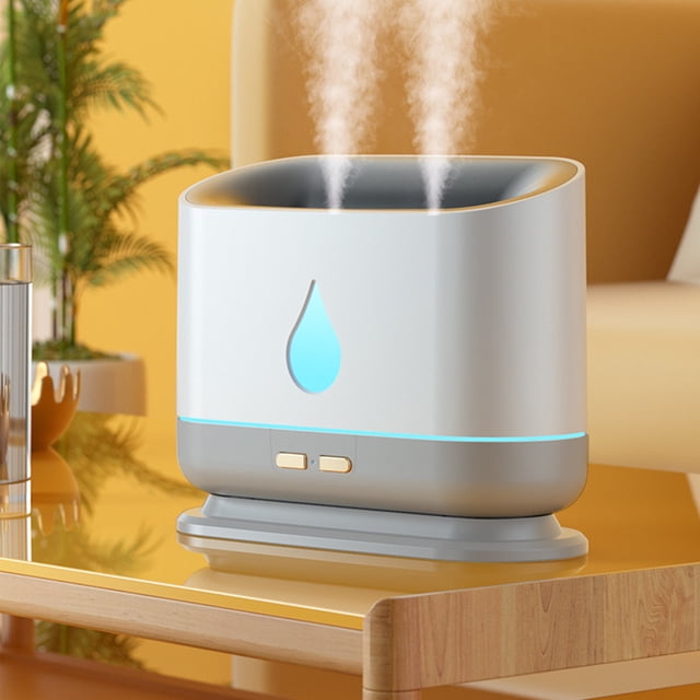 Warm Mist Humidifier Large Room 1L Quiet 35Db Adjustable Mist, Warm Mist Humidifiers for Bedroom Oil Diffuser with 360 Nozzle