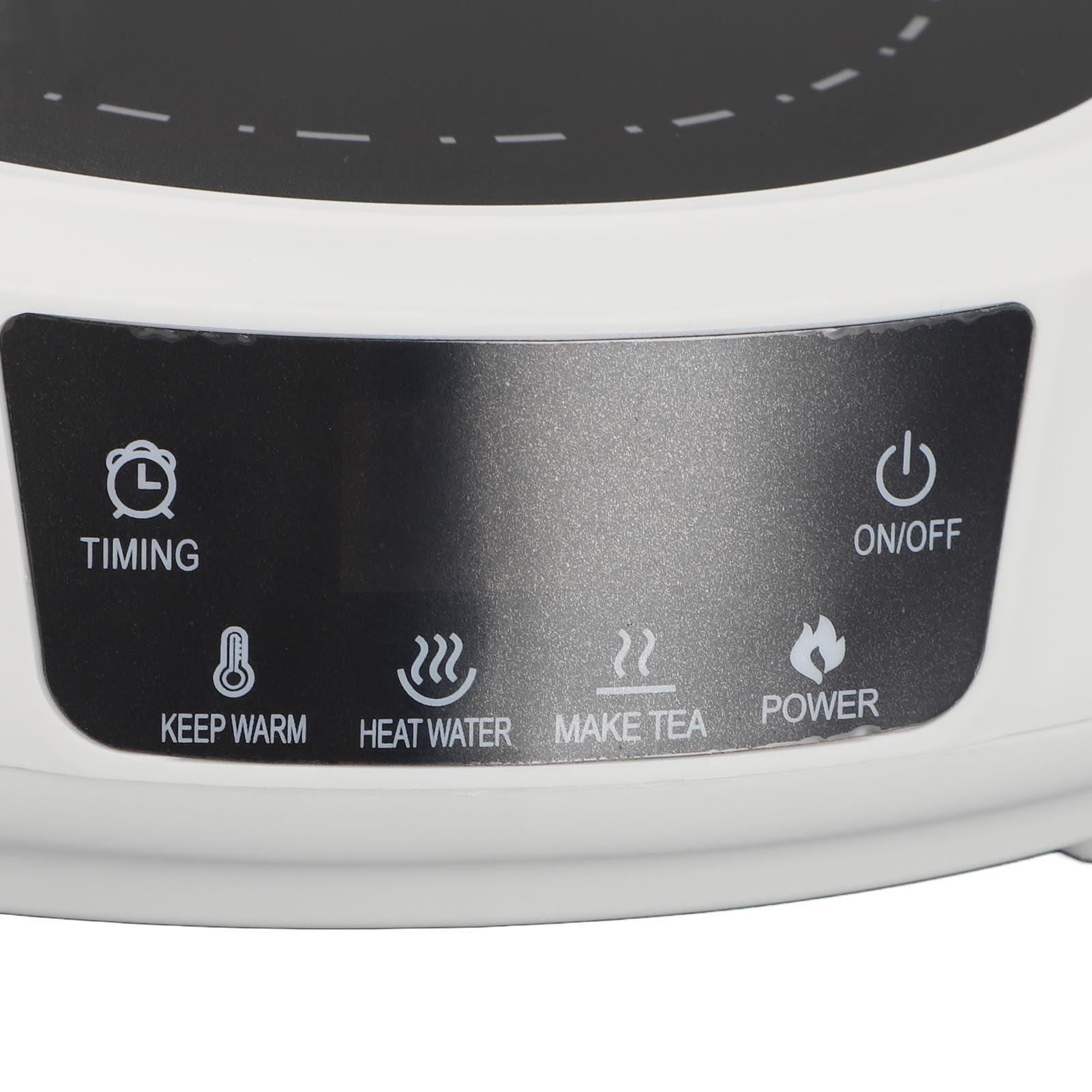LAZIOEGR Portable 800W Electric Mini Stove Hot Plate Electric Ceramic Stove for Boiling Water Making Tea Coffee Small Countertop Burner 7.87 inches / 20 cm Size White Home Cooking Appliance