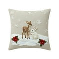 thumbnail image 2 of 17.7x17.7 in Christmas Cushion Covers with Insert, Pillowcase Cover for Living Room Sofa Festival Ambiance Holiday Decoration, AKLJWH, D, 2 of 6