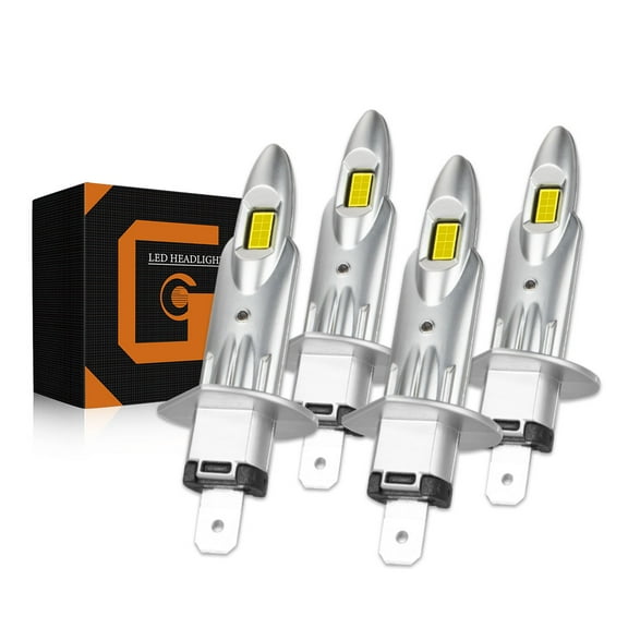 For Acura RSX 2002 2003 2004 4x H1 LED Headlight Combo High & Low Beam Bulbs Kit