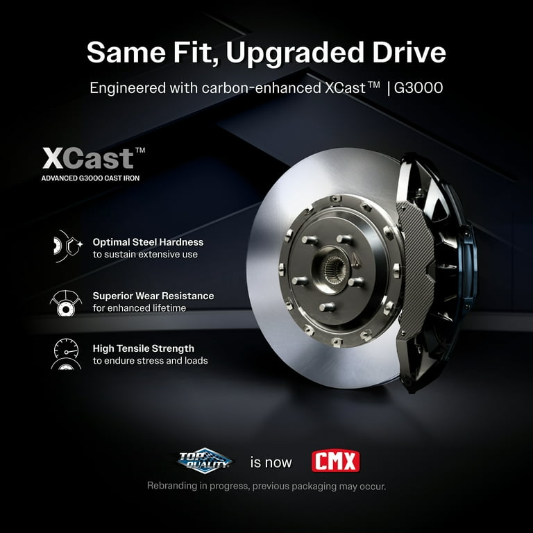 Transit Auto Front Disc Brake Rotors and Semi-Metallic Pads