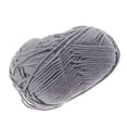 thumbnail image 1 of Hilo de algodón de leche de 50 g, grueso, tejido a mano, para tejer a ganchillo, cálido, para suéteres, sombreros, bufandas y manualidades (gris oscuro)., 1 of 7