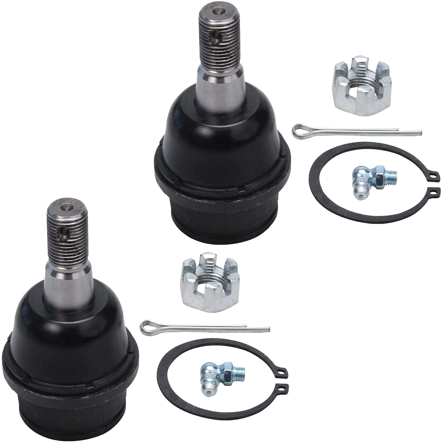 Detroit Axle - Front End 12pc Suspension Kit for Ford Explorer Ranger Mercury Mountaineer Mazda B2500 B3000 B4000, Upper Control Arms Lower Ball Joints Tie Rods Sway Bars 2 Boots Replacement
