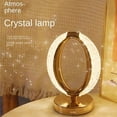 thumbnail image 1 of Lampara Recargable Portátil Con Diseño De Cristal Anillo, 1 of 10
