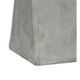 thumbnail image 3 of Benjara BM208218 Large Cement Flower Pot with Flared Base & Octagonal Top - Gray, 3 of 5