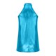 thumbnail image 4 of ICHUANYI Clearance Womens Casual Solid Color Round Neck Halter Sleeveless Tops Blouses Tops Tank Shirt Vest With Zipper(Sky Blue, M) ICHUANYI WER2023081115386, 4 of 6