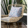 thumbnail image 5 of Paisley on Abstract Indoor/Outdoor Pillow in Blue Gray 18x18, 5 of 7