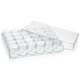thumbnail image 6 of Clear Plastic Beads Storage Containers with Lids, 30 Jars, for Diamond Art Painting Craft, 6 of 7