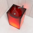 thumbnail image 4 of Vanity Art 33.5" Height Stone Resin Pedestal Freestanding Bathroom Sink Hand Wash Basin, 4 of 5