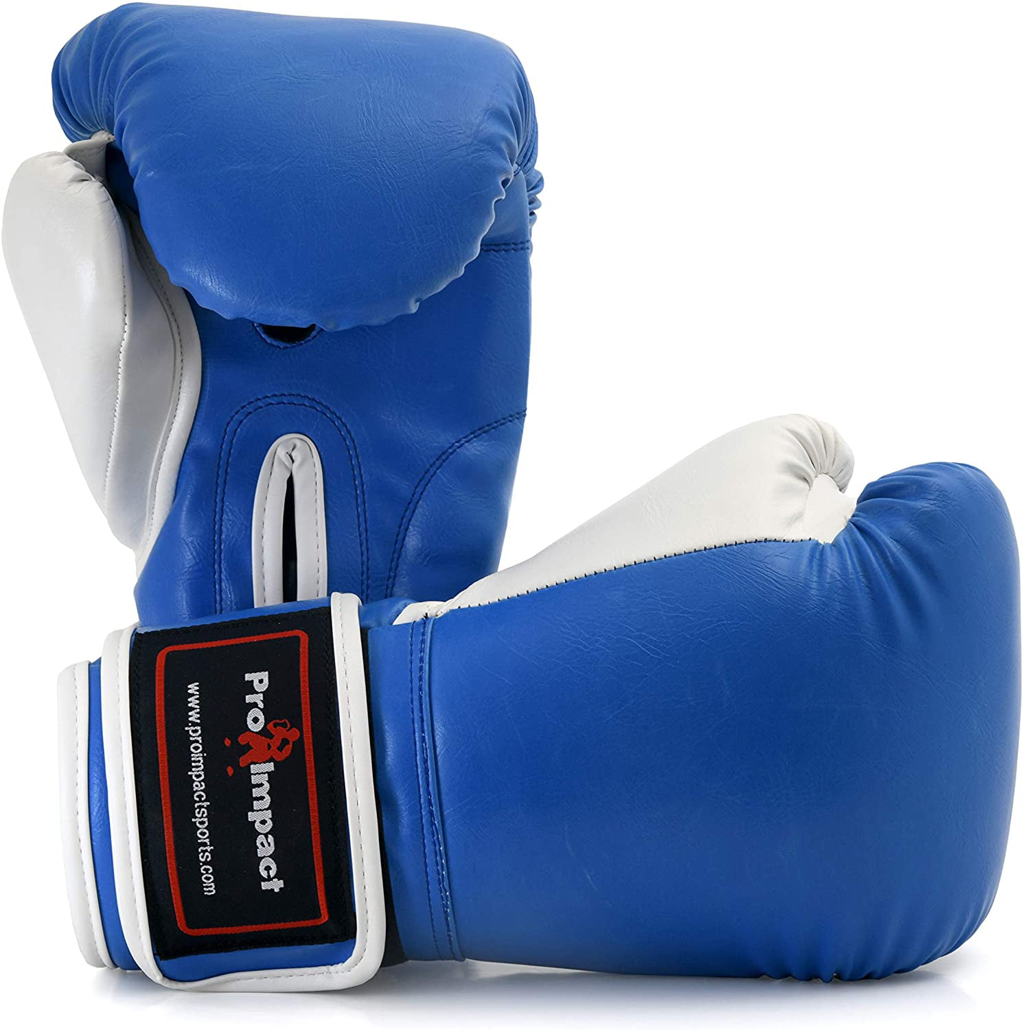 Pro Impact Boxing Gloves Durable Knuckle Protection w/Wrist Support for Boxing MMA Muay Thai or Fighting Sports Training/Sparring Use