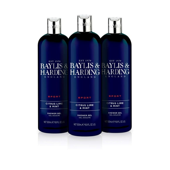 Baylis & Harding citrus Lime & Mint Shower gel, 500 ml, Pack of 3