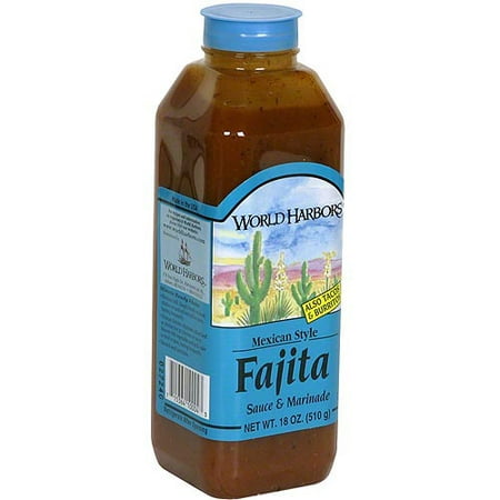 World Harbors Mexican-Style Fajita Marinade, 16 oz (Pack of 6)