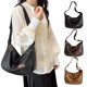 thumbnail image 1 of Bolso de hombro de mujer, bolso de mano, bolso cruzado versátil - bolso de moda informal, correa ajustable, móvil cartera que le queda bien, café caqui negro, 13,4"x9"x5,9", 1 of 6