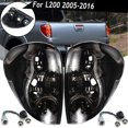 thumbnail image 2 of Left Tail Light For L200 Triton Colt 2005-2016 Taillights Rear Lamp Reversing Brake Lampshade Smoke, 2 of 5