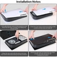 thumbnail image 4 of HEYSTOP PS5 Faceplate Cover Case Skin for PS5 Console, PS5 Black Side Plates Shell for Playstation 5 Disc Edition, Replacement Plate for PS5 Accessories, 4 of 10
