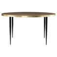 thumbnail image 1 of SEI Furniture Judmont Round Metal Embossed Top Cocktail Table in Bronze, 1 of 3