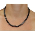 thumbnail image 5 of 14K Gold 6.0-6.5mm Black Akoya Cultured Pearl Necklace - AAA Quality, 17" Princess Length, 5 of 7