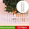 thumbnail image 1 of Xihbxyly Valla para Árbol de Navidad, Barandilla de Plástico Blanca con Empalme, Diseño Flexible, Elegante Decoración Navideña, Ideal para Jardín o Patio, Decoración de Hoteles y Restaurantes, Juego, 1 of 2