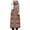 Yellow, variant on HAPIMO Long Puffer Vest Women Quilted Hooded Vest Padded Sleeveless Coat Jackets with Pockets Cotton Beige L