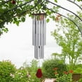 thumbnail image 3 of Outdoors Wind Chimes Sympathy Memorial - Soothing Melodic Tones. Bamboo and Aluminum Chime Great as a Gift for Your Patio Porch Garden and Backyard (31.49" ), 3 of 5