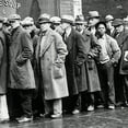 thumbnail image 2 of 24"x36" Gallery Poster, Unemployed men queued outside a great depression soup kitchen opened in Chicago by Al Capone, 02-1931, 2 of 3