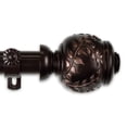 thumbnail image 2 of Frond 1" Curtain Rod 48-84 inch - Bronze, 2 of 2