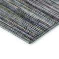 thumbnail image 4 of Addison Rugs Mayfield Washable Transitional Textured Stripes Plum Rectangle Rug, 8' x 10', 4 of 6