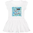thumbnail image 3 of Inktastic 100 Days of School Stars in Blue Girls Toddler Dress, 3 of 5