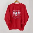 thumbnail image 2 of Penkiiy Chandails en Molleton de la Saint-Valentin pour Femmes - Mignon Chandail en Molleton de la Saint-Valentin Décontracté Cœur Pull Grahic TP Rouge, 2 of 8