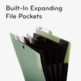 thumbnail image 3 of shiyou-Poly Performance Binder Set, Office Supplies, Olive Green, Featuring Expanding File Pockets, 1” Rings, 2 Pack, 3 of 4