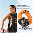 thumbnail image 5 of XIHAMA  5+5Pack for Samsung Galaxy Watch 7 Ultra Screen Protector Case 47mm Accessories, Hard PC Bumper/HD Anti-Fog Tempered Glass Protective Film, Face Cover Set Galaxy Watch 7 Ultra Case Women Men, 5 of 7
