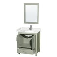 thumbnail image 7 of Wyndham Collection WCS141430SLGC2UNSM24 Sheffield 30" Free Standing Single Basin Vanity, 7 of 7