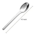 thumbnail image 2 of Supreme 2-Piece 9.5 Inch 18/8 Stainless Steel Serving Spoon. Mirror Polished, Dishwasher Safe, 2 of 5