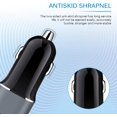 thumbnail image 5 of Car Charger, 2Pack 4.8A Portable Dual Port USB Cargador Carro Lighter Adapter for iPhone, Tablet, Samsung, GPS - Black Fast Charging 12v Outlet LED Muti Cell Phone Car USB Charger Adapter, 5 of 7