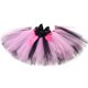 thumbnail image 3 of Falda tutú de bruja para niñas pequeñas, mullida, negra y rosa, para fiestas, bailes, disfraces de Halloween, 3 of 5