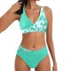 thumbnail image 1 of Gibobby Traje de Baño Sexy Bikini Bikini de cintura alta para mujer, bañador Sexy de realce de dos piezas, traje de baño Vintage de dos piezas, conjunto (Verde de menta,CH), 1 of 5