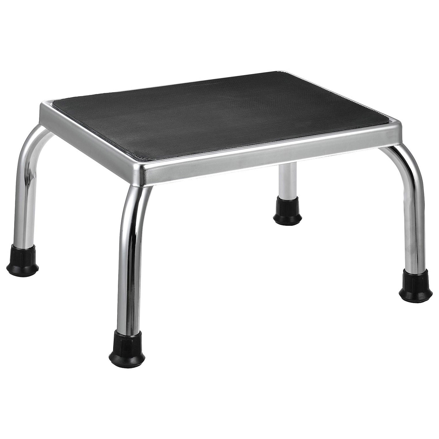 13"Wide Non-Slip,350lbs capacity Black/WHITE Details about    Folding Step Stool 