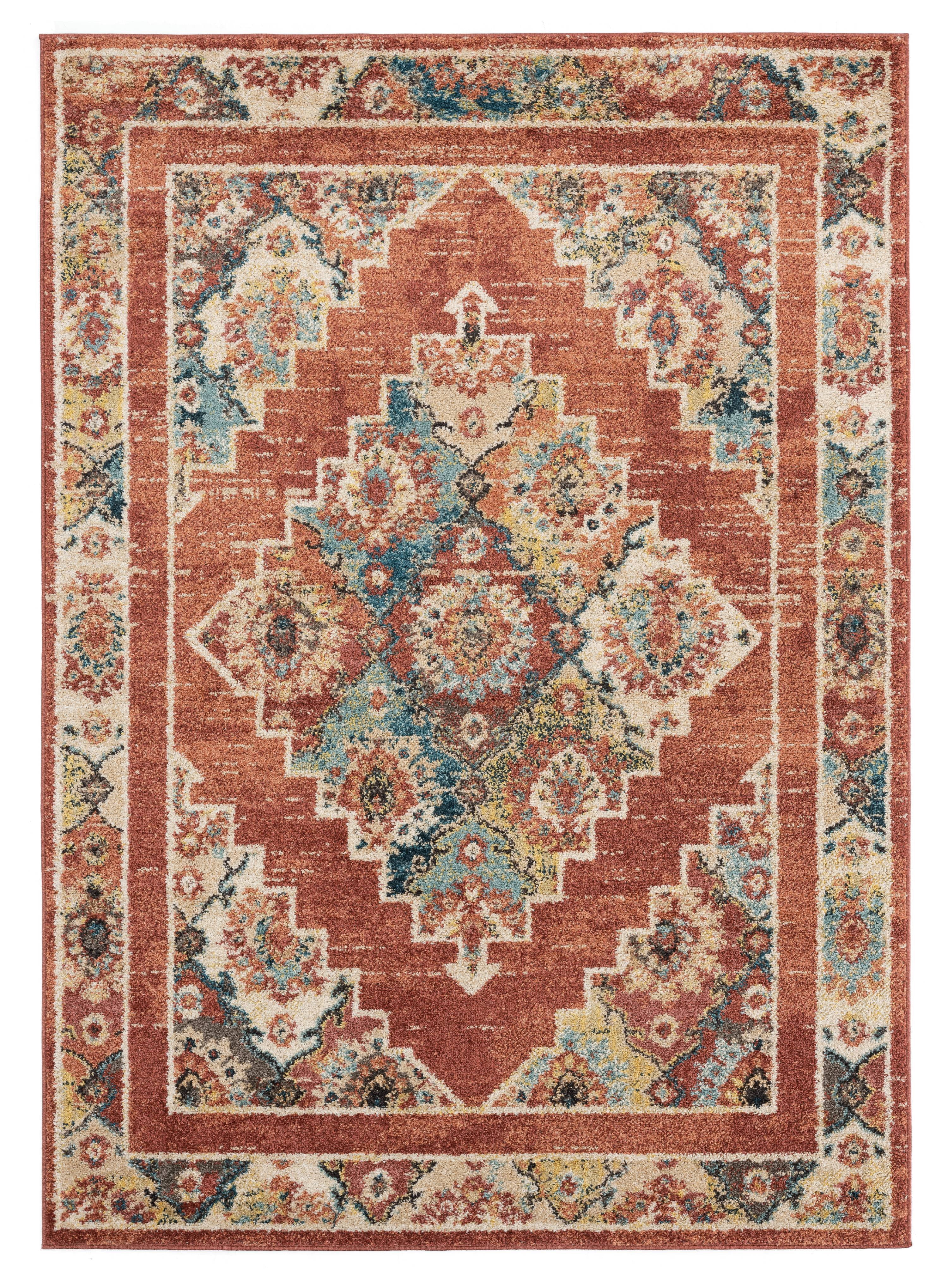 United Weavers Storybrooke Annabeth Oriental Brick Woven Olefin/Frieze Area Rug or Runner