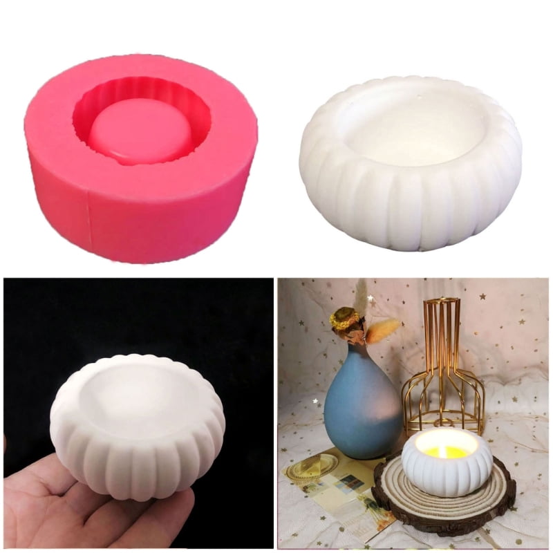 Candle Holder Mold Durable Silicone Molds 3D Candle Base Moulds Handcrafted Candlestick Making Mould Jewelry Making Tool